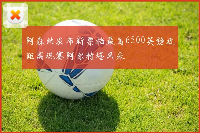 阿森纳发布新票档最高6500英镑近距离观赛阿尔特塔风采
